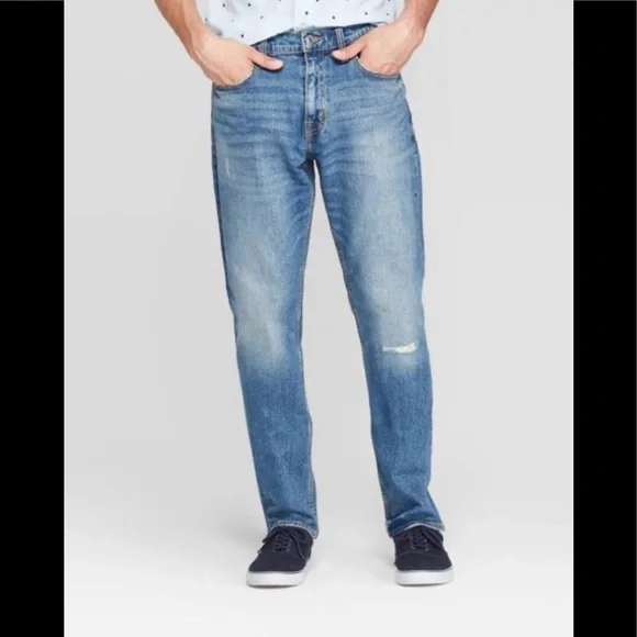 NWT GOODFELLOW & CO Athletic Fit Relaxed Jeans 40 - Picture 4 of 4